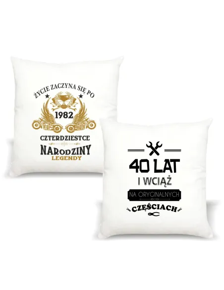 Foto poduszka prezent na urodziny 20 30 40 50 60