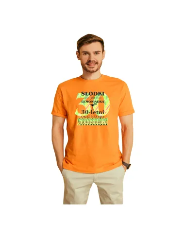 Koszulka z nadrukiem na urodziny 30 40 50 60 słodki jak lemoniadka