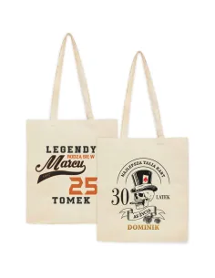 Eko Torba z nadrukiem prezent na urodziny z imieniem