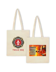 Eko torba Straż pożarna OSP dla strażaka z nazwą jednostki