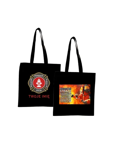 Eko torba Straż pożarna OSP dla strażaka z nazwą jednostki