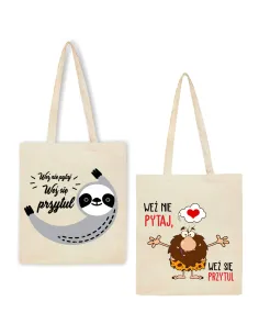 Eko torba z nadrukiem weź nie pytaj weź się przytul