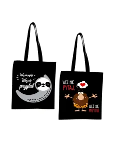 Eko torba z nadrukiem weź nie pytaj weź się przytul