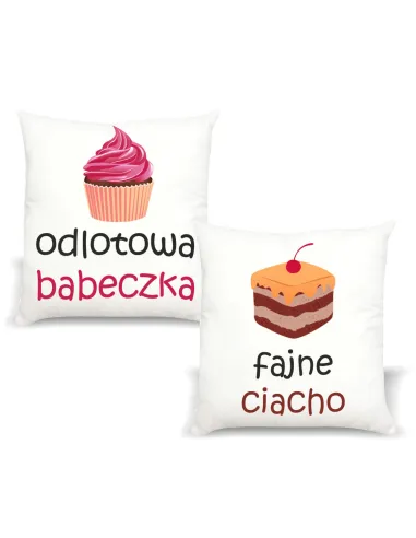 Poduszka z nadrukiem dla małżeństwa pary