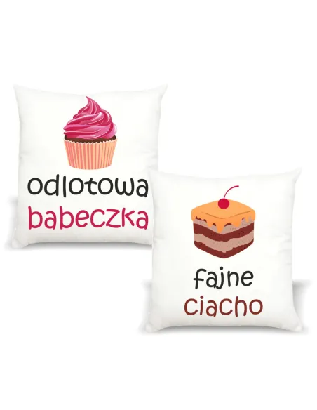 Poduszka z nadrukiem dla małżeństwa pary