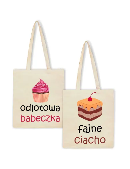 Eko torba z nadrukiem dla małżeństwa pary