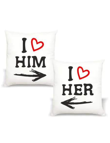 Poduszka z nadrukiem dla małżeństwa pary