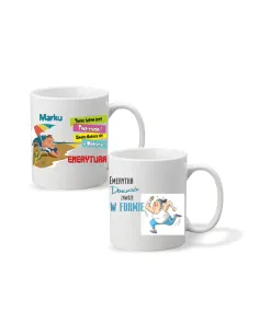 Kubek z nadrukiem dla emeryta emerytki