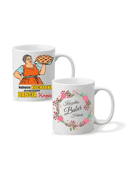 Kubek z nadrukiem na dzień babci