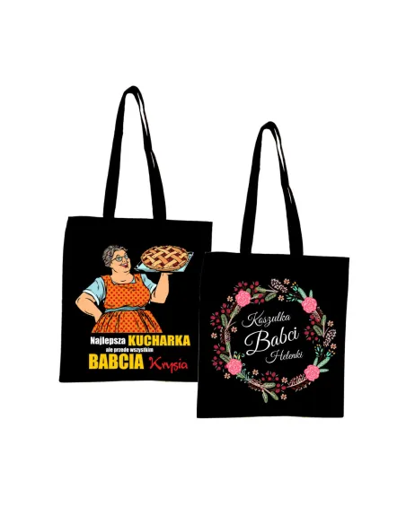 Eko torba z nadrukiem dla babci