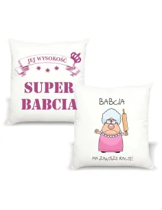 Poduszka z nadrukiem dla babci