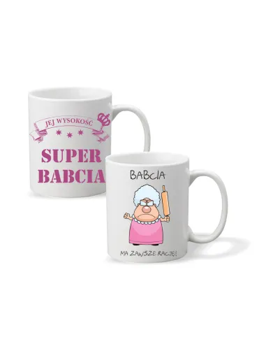 Kubek z nadrukiem na dzień babci