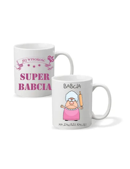 Kubek z nadrukiem na dzień babci