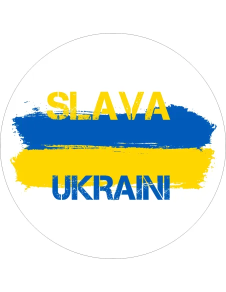 Naklejki wlepki UKRAINA CHWAŁA SLAVIA UKRAINIE 50 szt