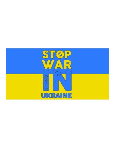 Magnes FLAGA UKRAINY na samochód 15x10 cm - 10 szt