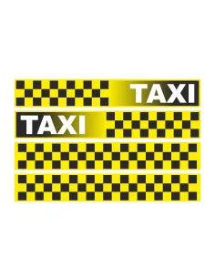 Pasek magnesowy naklejka z napisem oznaczenie TAXI