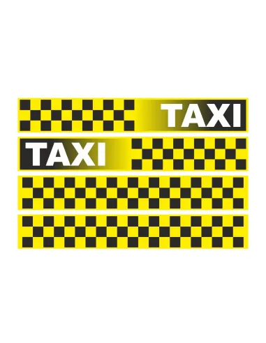 Pasek magnesowy naklejka z napisem oznaczenie TAXI