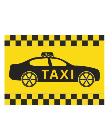 MAGNES na samochód oznakowanie naklejka AUTO TAXI