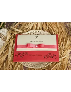 ZAPROSZENIA ślubne - elegant z wkładką