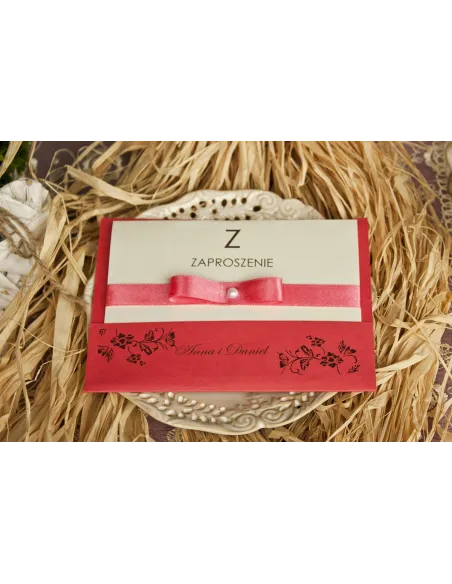 ZAPROSZENIA ślubne - elegant z wkładką