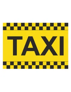 MAGNES na samochód oznakowanie naklejka AUTO TAXI