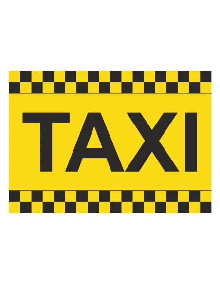 MAGNES na samochód oznakowanie naklejka AUTO TAXI