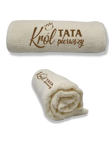 RĘCZNIK z haftem PREZENT dla Taty Super Tata