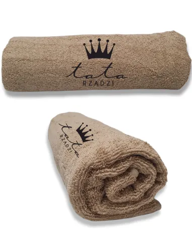 RĘCZNIK z haftem PREZENT dla Taty Super Tata