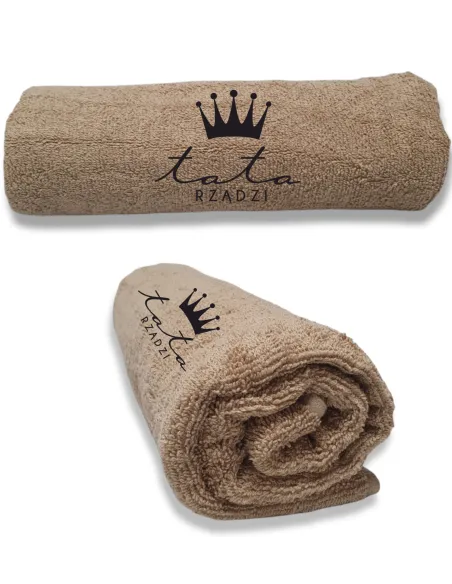 RĘCZNIK z haftem PREZENT dla Taty Super Tata
