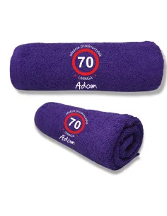 RĘCZNIK Z HAFTEM PREZENT NA URODZINY 20 30 40 50