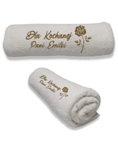 RĘCZNIK Z HAFTEM prezent dla PRZEDSZKOLANKI