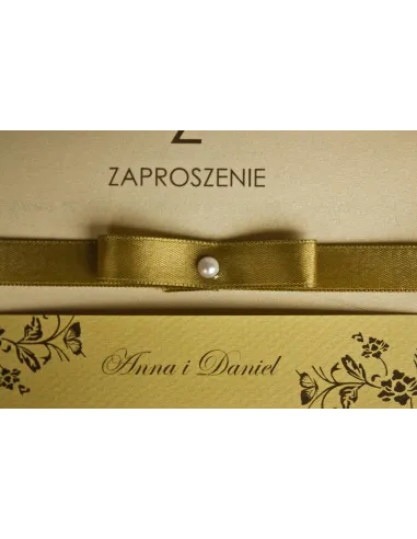 ZAPROSZENIA ślubne - elegant z wkładką