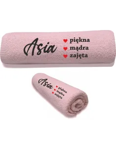 RĘCZNIK Z HAFTEM prezent dla Kobiety Żony Niej