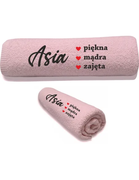 RĘCZNIK Z HAFTEM prezent dla Kobiety Żony Niej