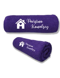 RĘCZNIK Z HAFTEM prezent NA PARAPETÓWKĘ DO DOMU