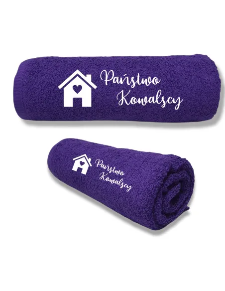 RĘCZNIK Z HAFTEM prezent NA PARAPETÓWKĘ DO DOMU