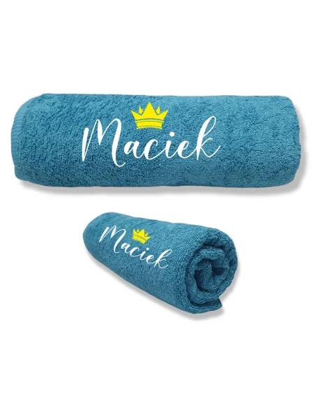 Ręcznik z HAFTEM DLA DZIECKA CHŁOPCA z imieniem