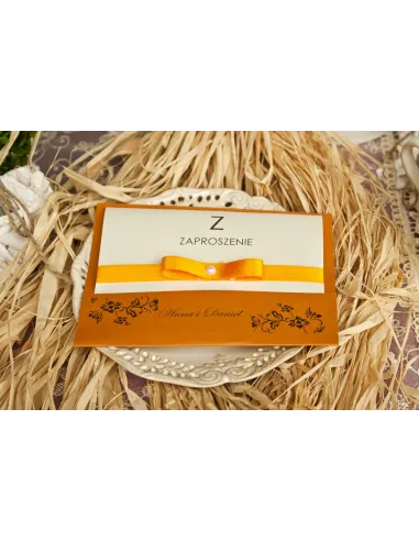 ZAPROSZENIA ślubne - elegant z wkładką