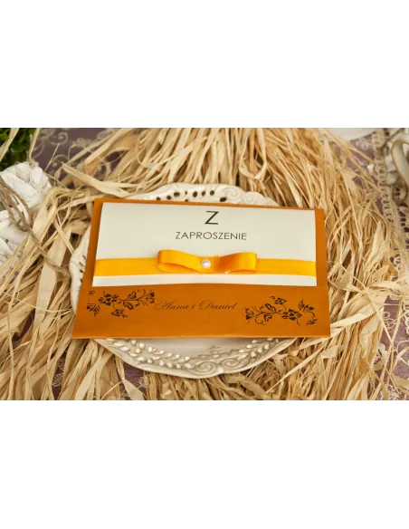 ZAPROSZENIA ślubne - elegant z wkładką