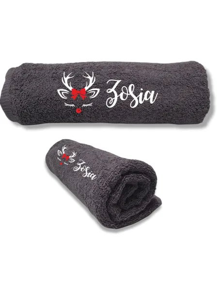 Ręcznik z HAFTEM prezent POD CHOINKĘ NA MIKOŁAJKI