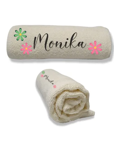 Ręcznik z HAFTEM prezent DLA DZIEWCZYNKI z imię