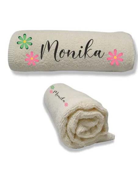Ręcznik z HAFTEM prezent DLA DZIEWCZYNKI z imię