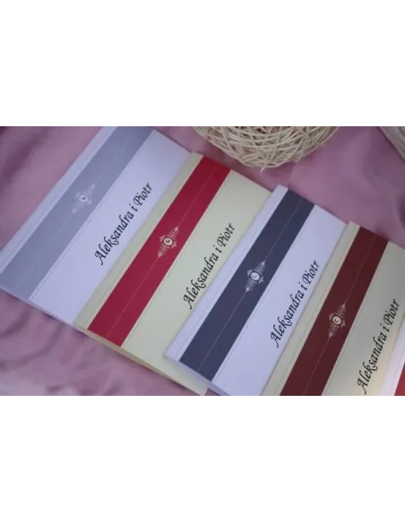 ZAPROSZENIA ślubne - vintage DL z dźetem