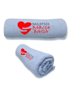 Ręcznik z HAFTEM prezent DLA BABCI DZIEŃ BABCI