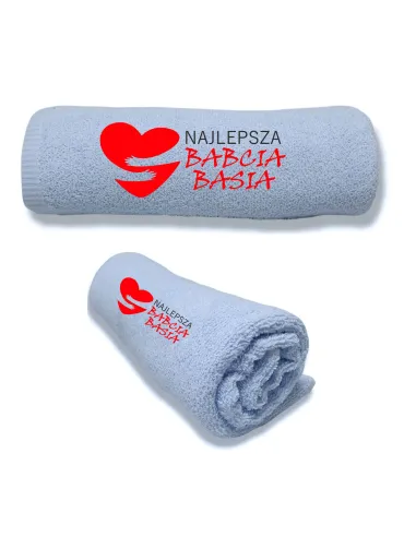 Ręcznik z HAFTEM prezent DLA BABCI DZIEŃ BABCI