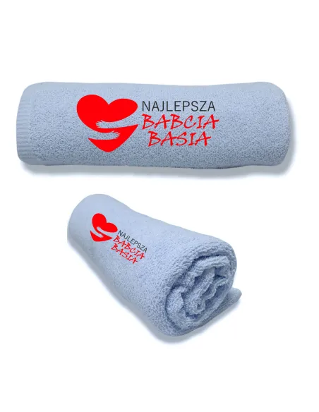 Ręcznik z HAFTEM prezent DLA BABCI DZIEŃ BABCI