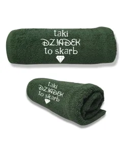 Ręcznik z HAFTEM prezent DLA DZIADKA DZIEŃ DZIADKA