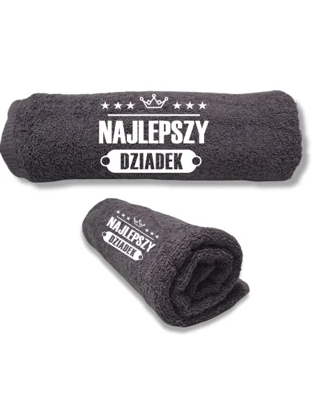 Ręcznik z HAFTEM prezent DLA DZIEŃ BABCI DZIADKA