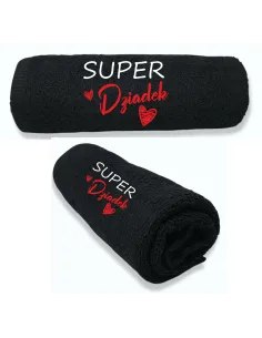 Ręcznik z HAFTEM prezent DLA DZIEŃ BABCI DZIADKA