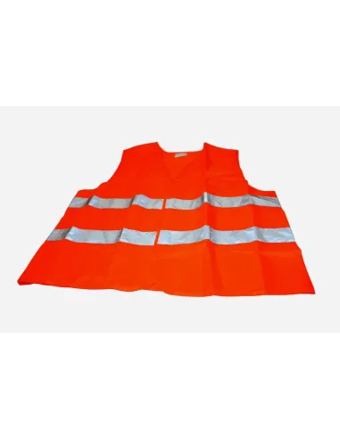 Kamizelka odblaskowa z nadrukiem tył pomarańczowa 50 szt
